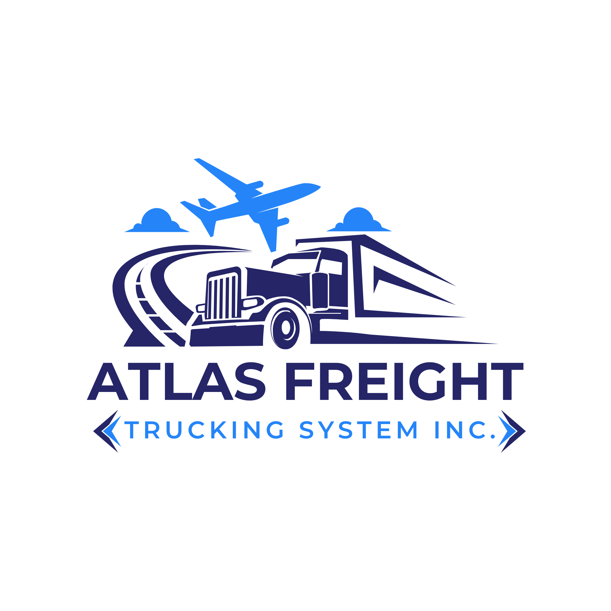Atlas Freight Trucking System Logo